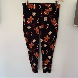 Torrid "oh snap" christmas cropped leggings